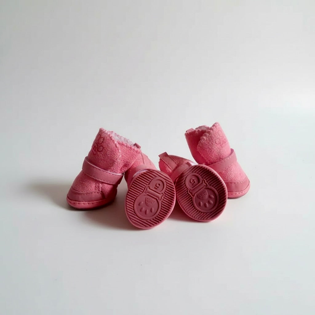 Warm Velvet Paw Protector Boots