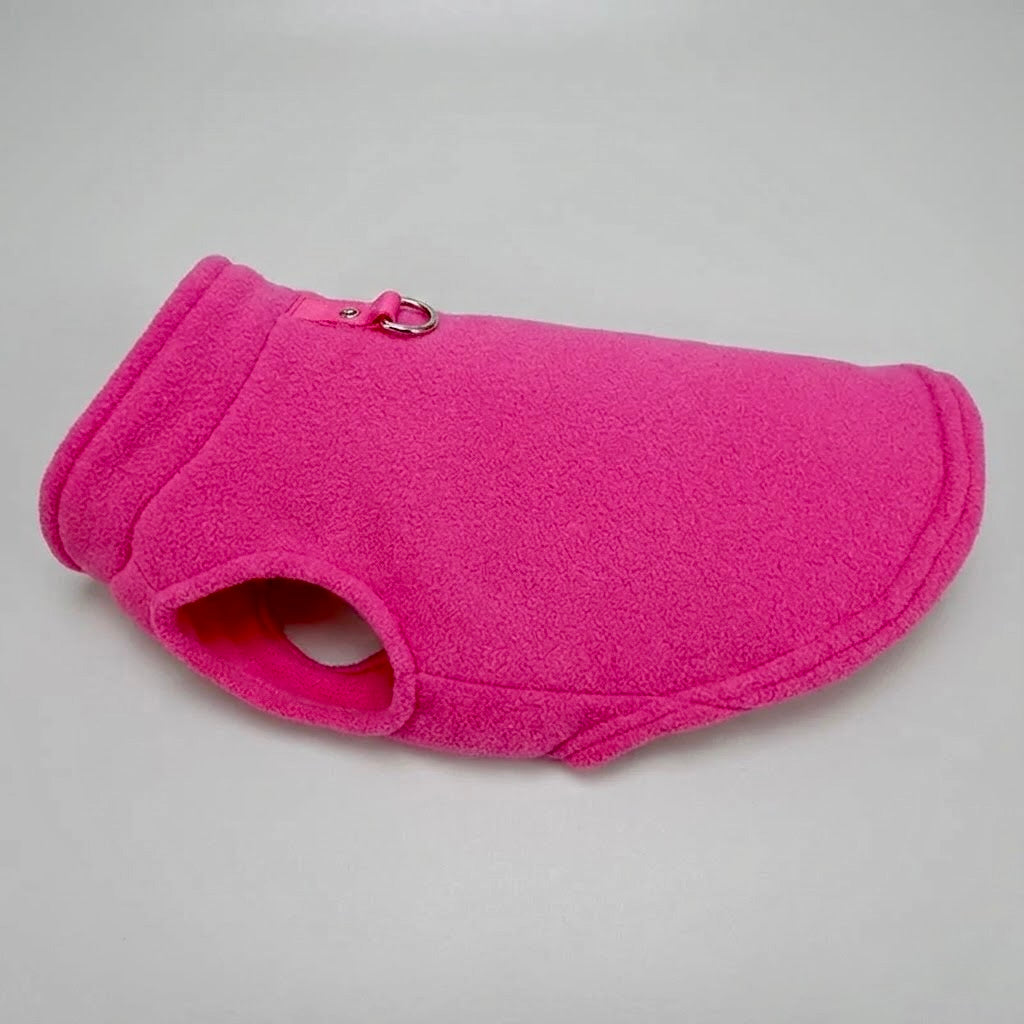 The "Walkies Ready" Cozy Fleece Harness Vest