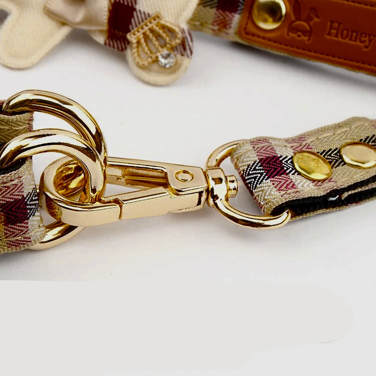 Classic Plaid Harness & Leash Set