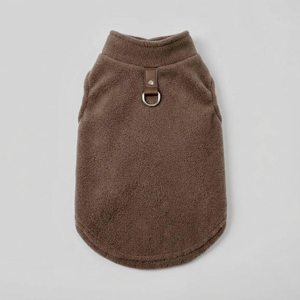 The "Walkies Ready" Cozy Fleece Harness Vest